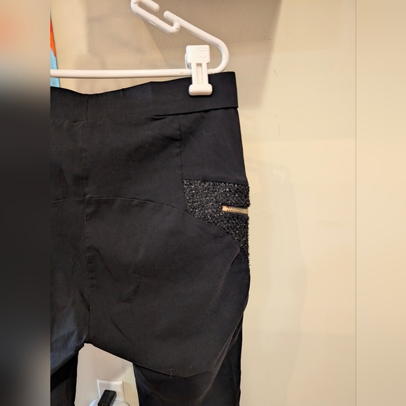 NU Denmark Black stretchy trousers with sparkly embellishments (XXL) - Picture 7 of 10